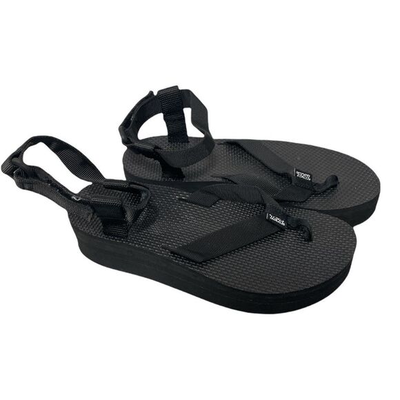 Teva Shoes - Teva Size 9 black platforms